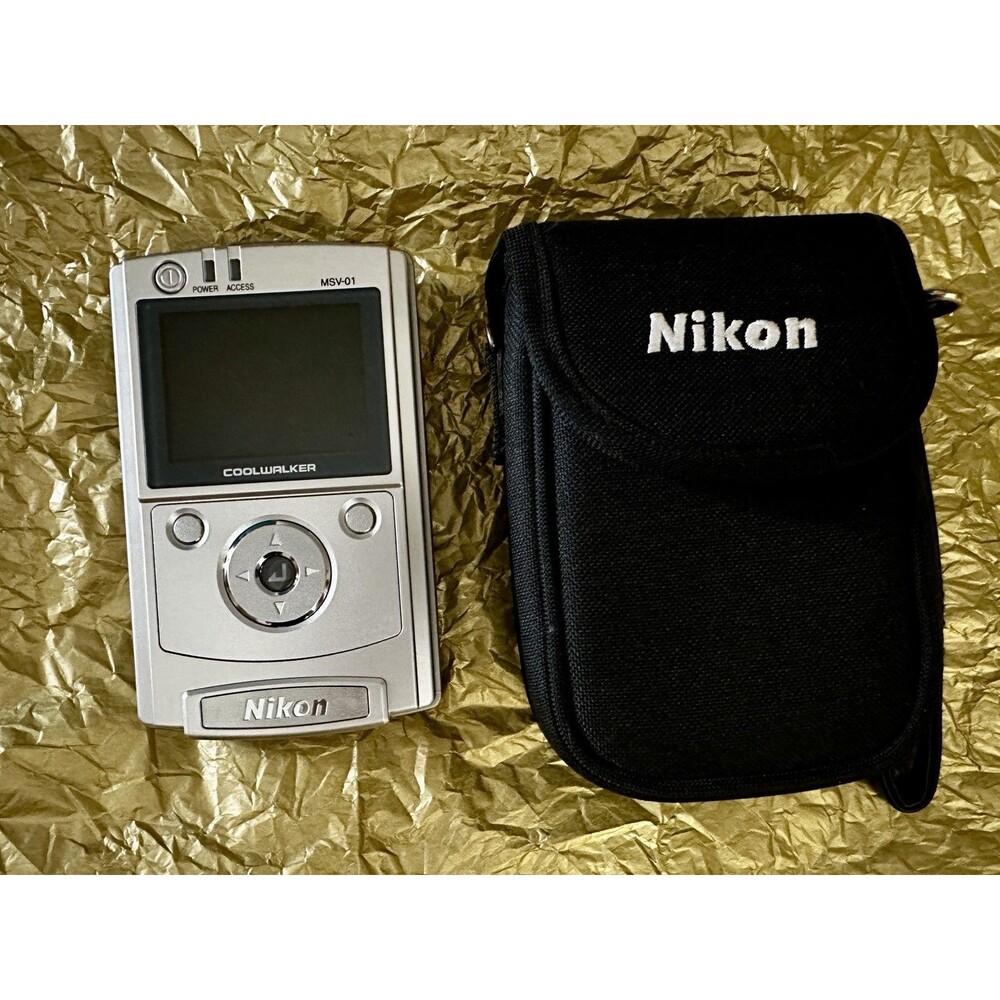 Nikon Coolwalker MSV-01 Mobile Storage Device & Carrying Case READ